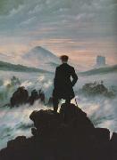 Caspar David Friedrich Wanderer above the Sea of Fog (mk10) oil painting picture wholesale